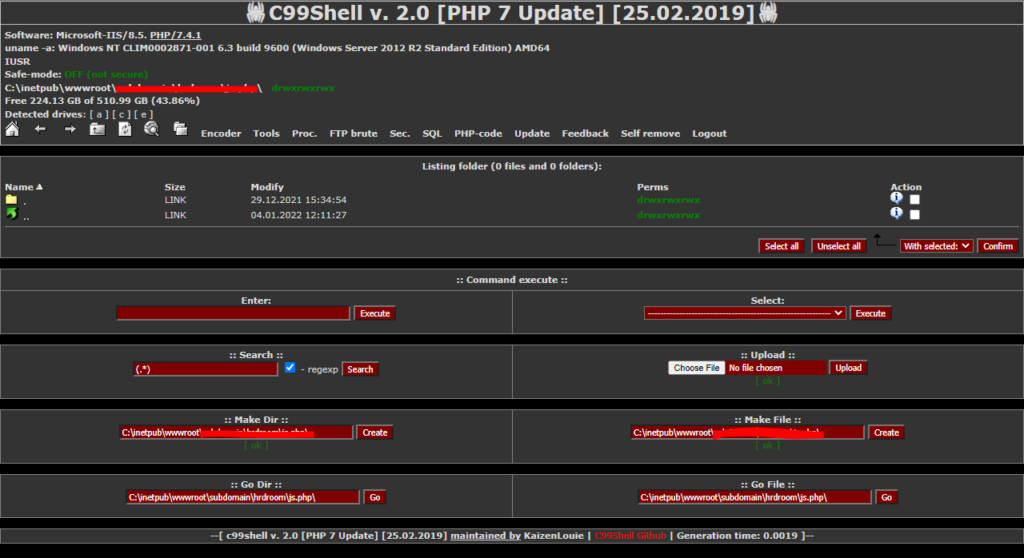C99 PHP SHELL C99 NEW VERSION